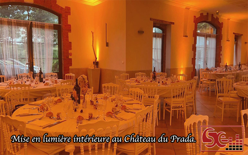 sud evenements sonorisation chateau du prada dj djette animation mariage mise en lumiere chaleureuse dax