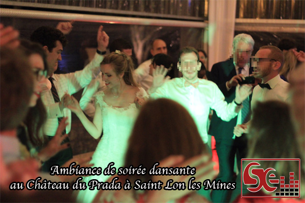 maries mariage chateau du prada piste de danse ambiance musciale ambiance dansante chateau du prada dj djette sud evenements sonorisation mariage wedding pays basque landes