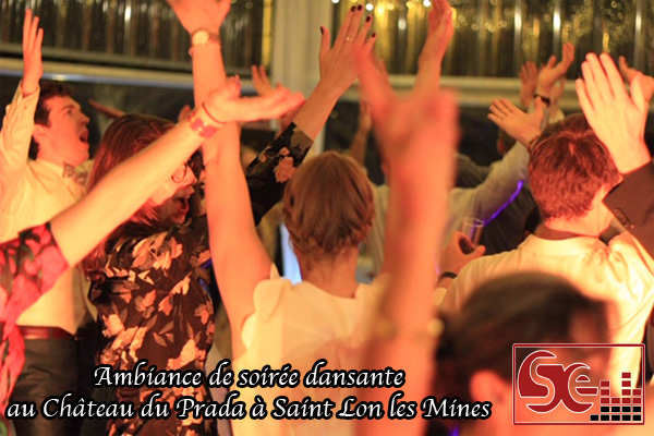 soiree dansante chateau du prada animation mariage piste de danse dj djette sud evenements sonorisation animation animateur bras en l air ambiance de folie dax landes bearn pays absque wedding