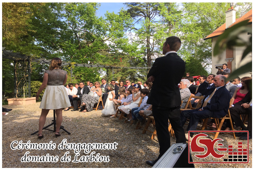 domaine de larbéou cérémonie engagement