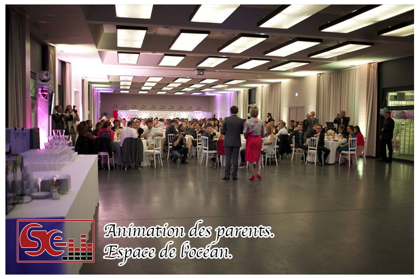 Mariage. Espace de l ocean
