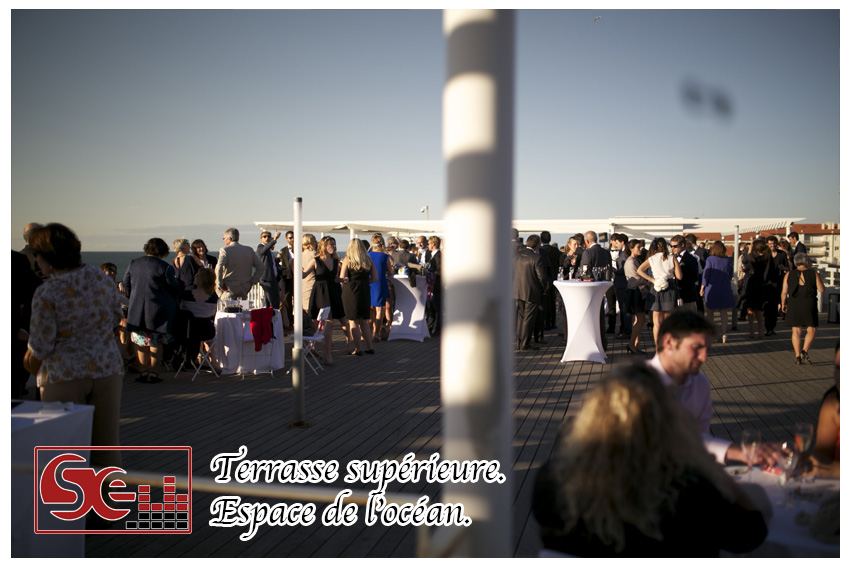 Mariage. Espace de l ocean