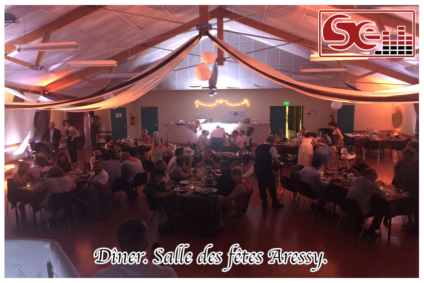 Mariage. Salle des fêtes aressy