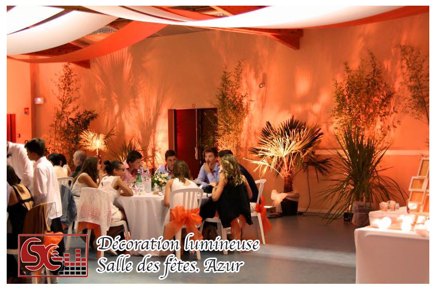 Mariage. Salle des fetes Azur