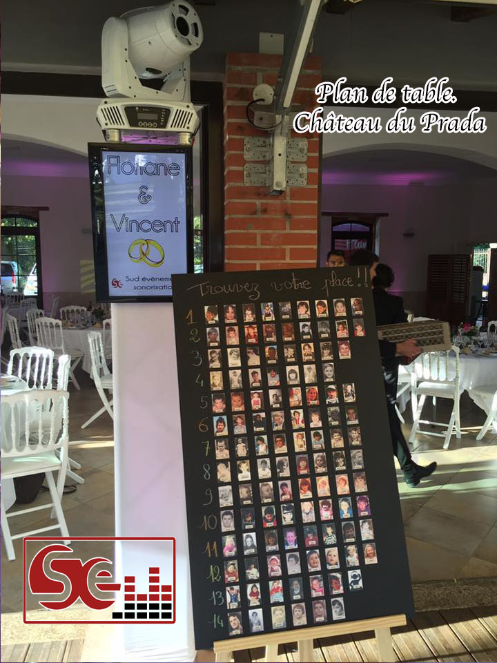 plan de table chateau du prada dj landes sud evenements mariage