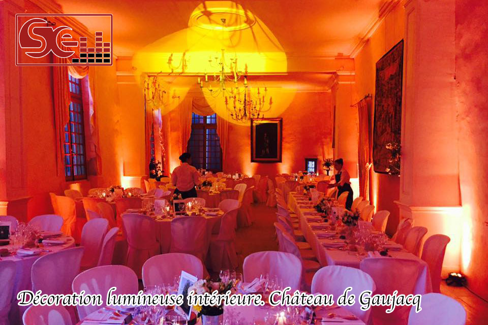decoration interieure chateau de gaujacq mariage dj sud evenements sono