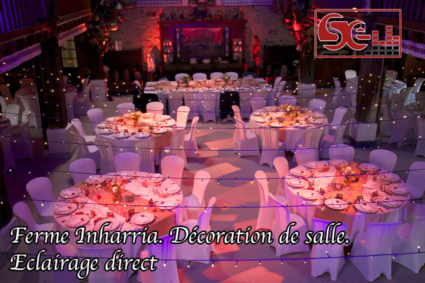 Ferme inharria, décoration lumineuse cocooning de la salle de diner