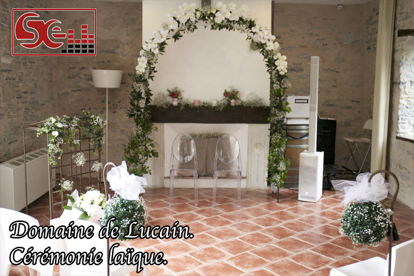 domaine de lucain ceremonie d engagement salle verriere mariage gan