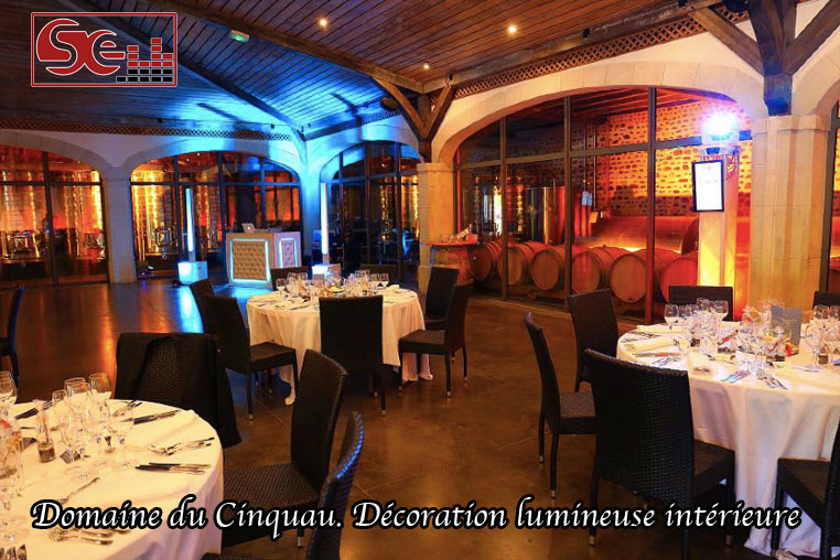 Domaine cinquau cincau decoration lumineuse interieure artiguelouve