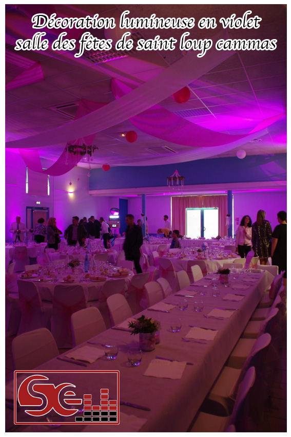 mise en lumière salle des fetes